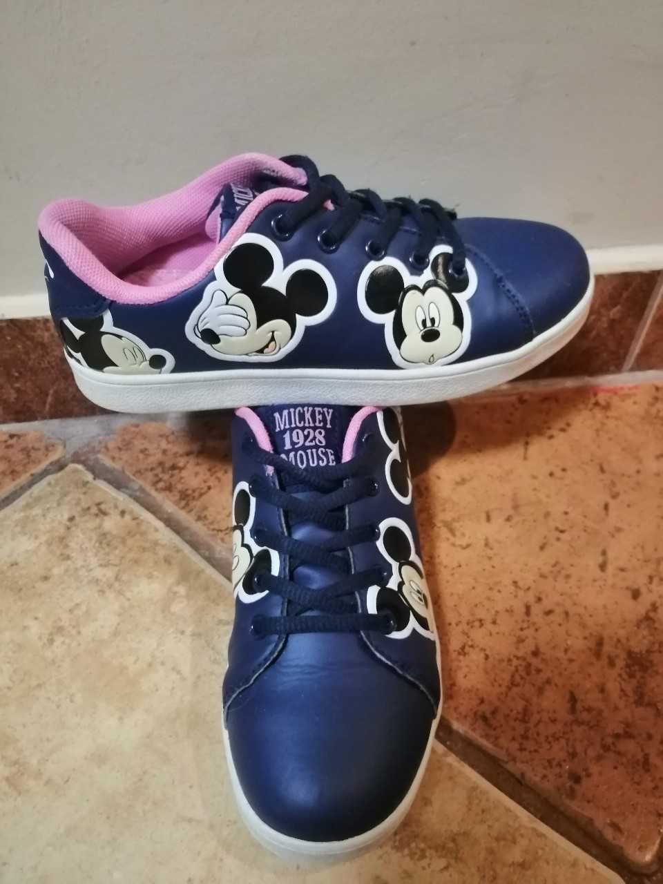 Mickey Mouse Disney buty rozm. 33 wkładka 22 cm granatowe