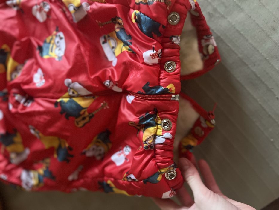 Дитячий зимовий комбінезон-трансформер з нарождення до 1,5 років