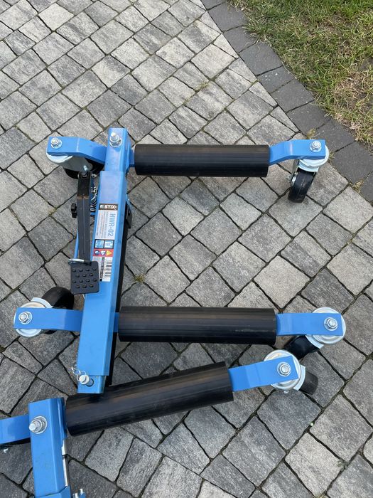 Rolki wózki transportowe z podnośnikiem 680 kg koła 10