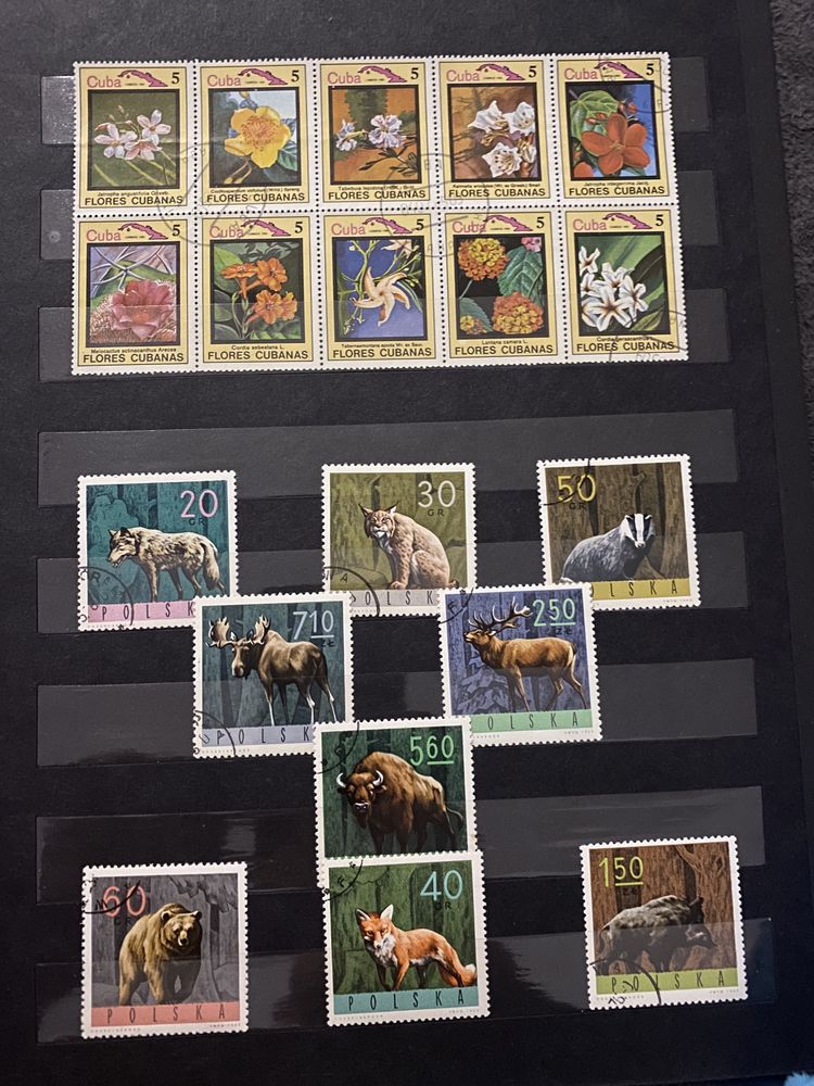 Znaczki zwierzęta pocztowe