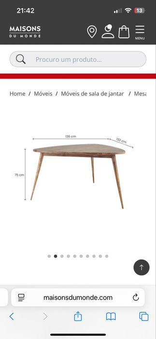 Mesa de Jantar (Maison Du Monde)