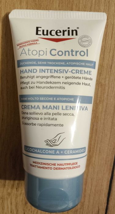 Eucerin AtopiControl Kojący krem do rąk 75 ml