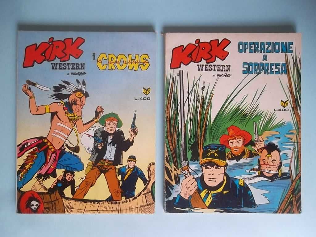 KIRK WESTERN Série Completa 1/15 HUGO PRATT em italiano