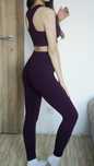 Komplet sportowy legginsy i top H&M rozmiar S/M