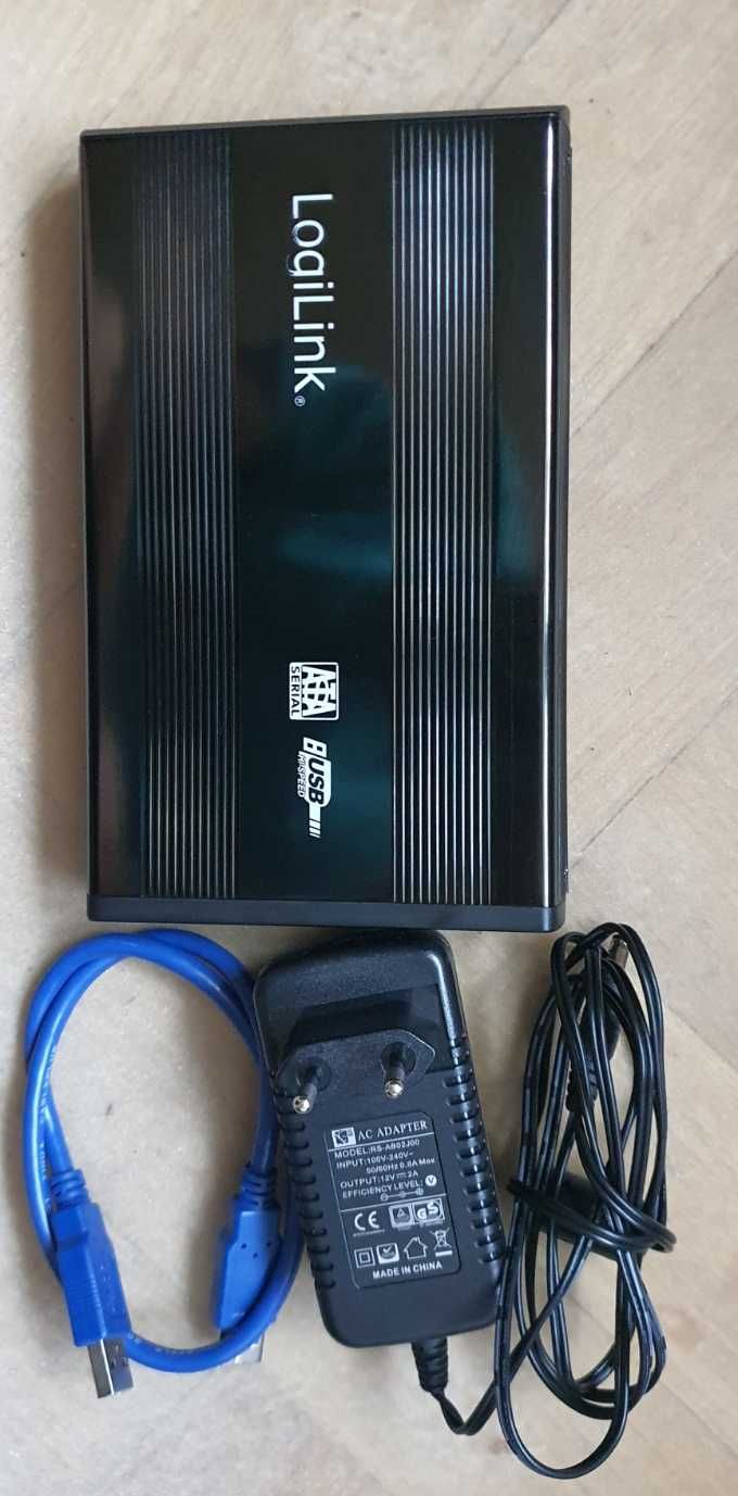Obudowa dysku HDD 3,5" USB 2.0 - LogiLink UA0082, Aluminium
