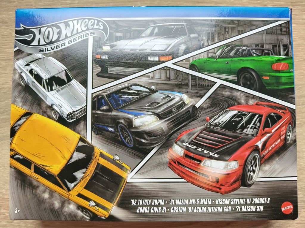 Hot Wheels Silver Series Toyota Mazda Nissan Honda Acura Datsun