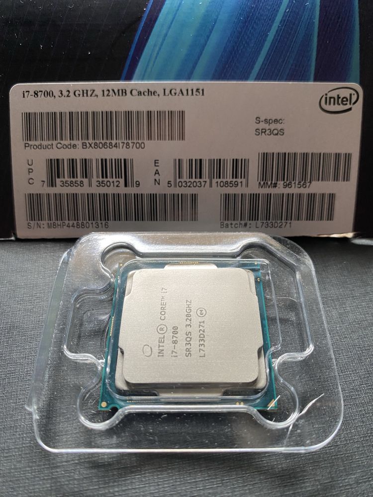 Intel i7-8700 + 16 GB DDR4 HyperX Predator CL13 – Zestaw CPU + RAM