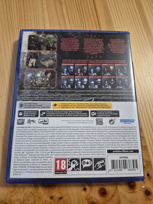 Predator Hunting Grounds PS5