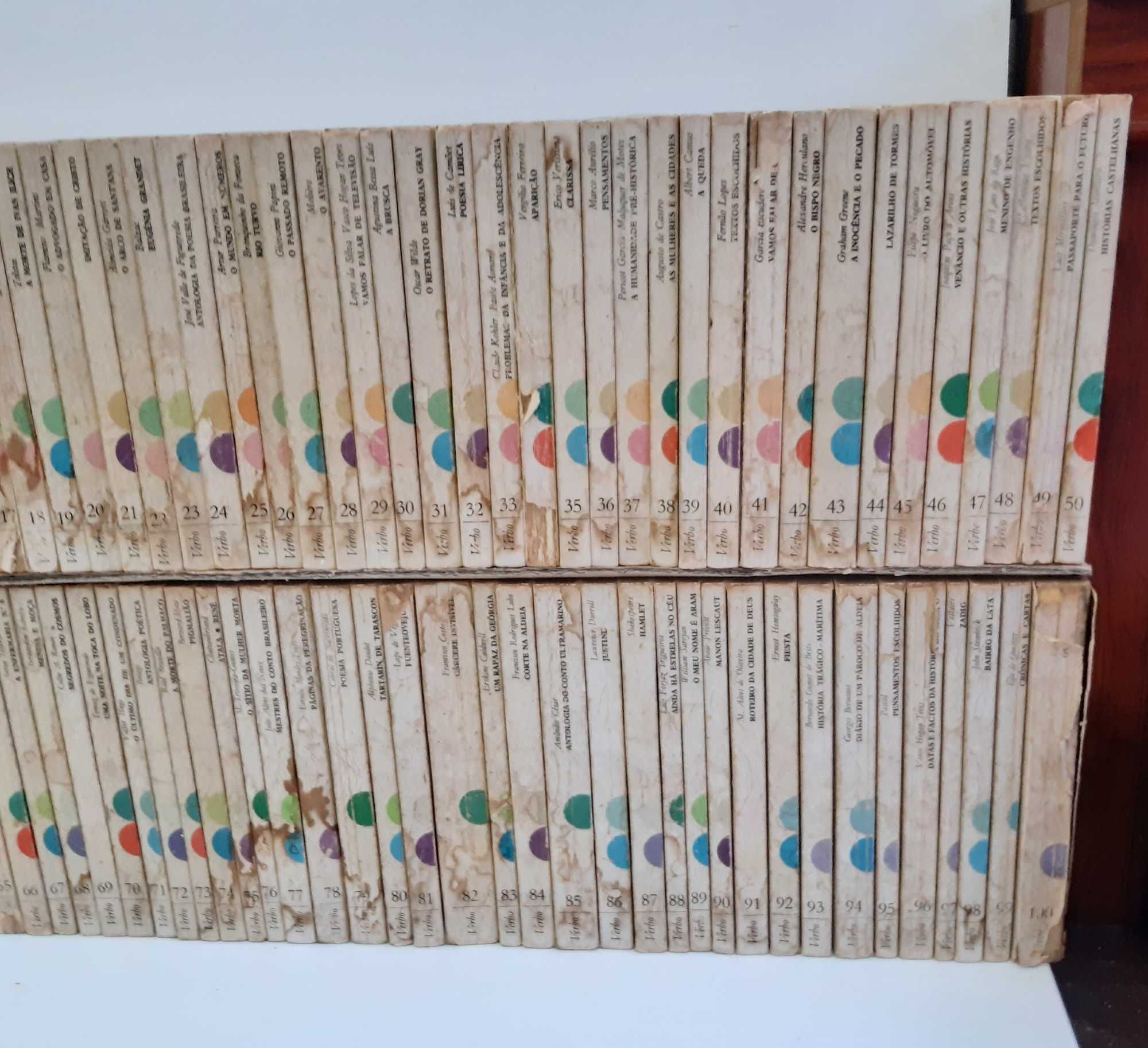 Colecção Completa 100 Livros RTP Biblioteca Básica Verbo Anos 70