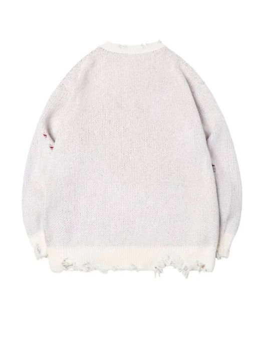 Светр світлий Y2K,унісекс,розмір М