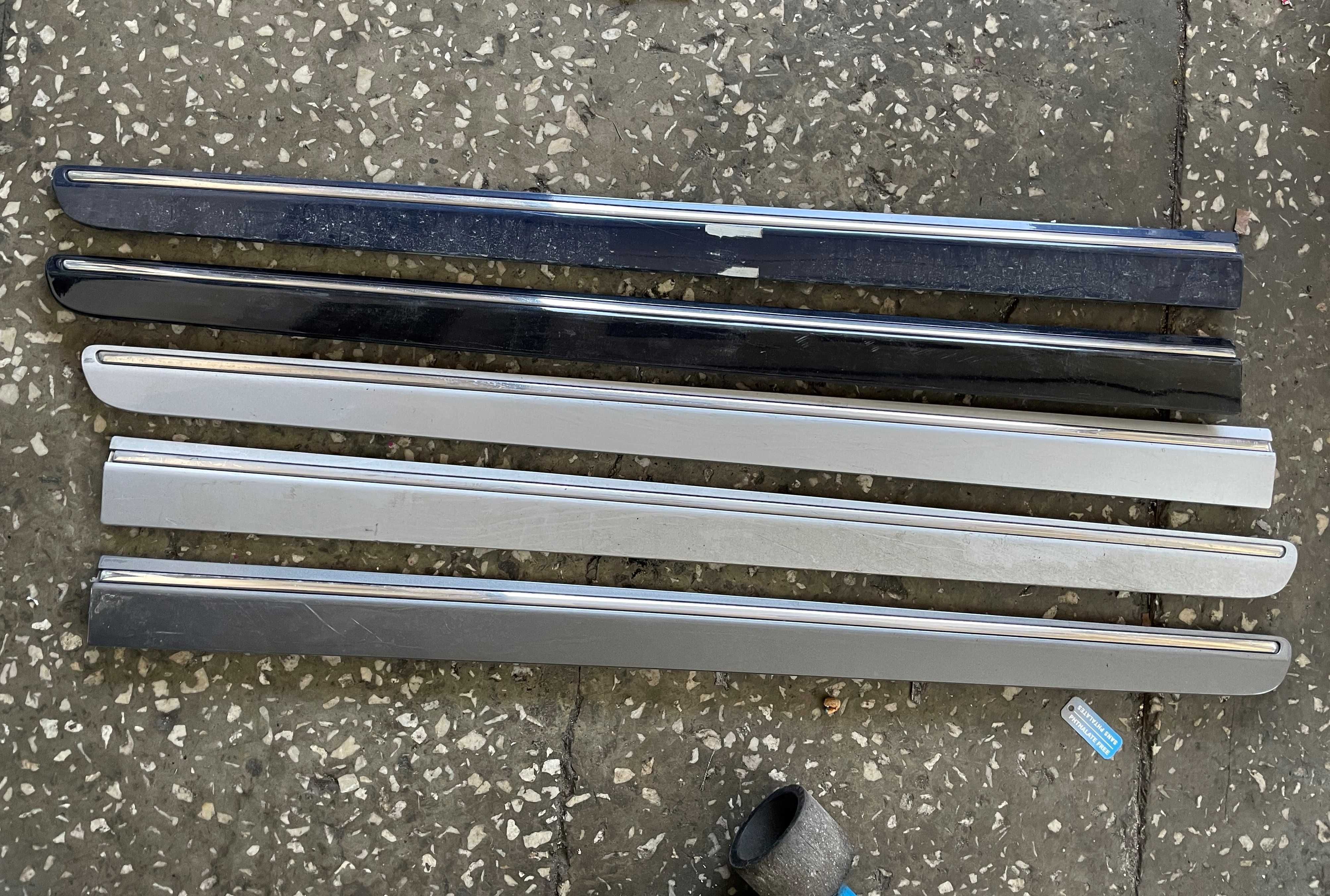 mercedes b klasa w245 Listwa drzwi tył z chromem NIEBIESKA LAK 391
