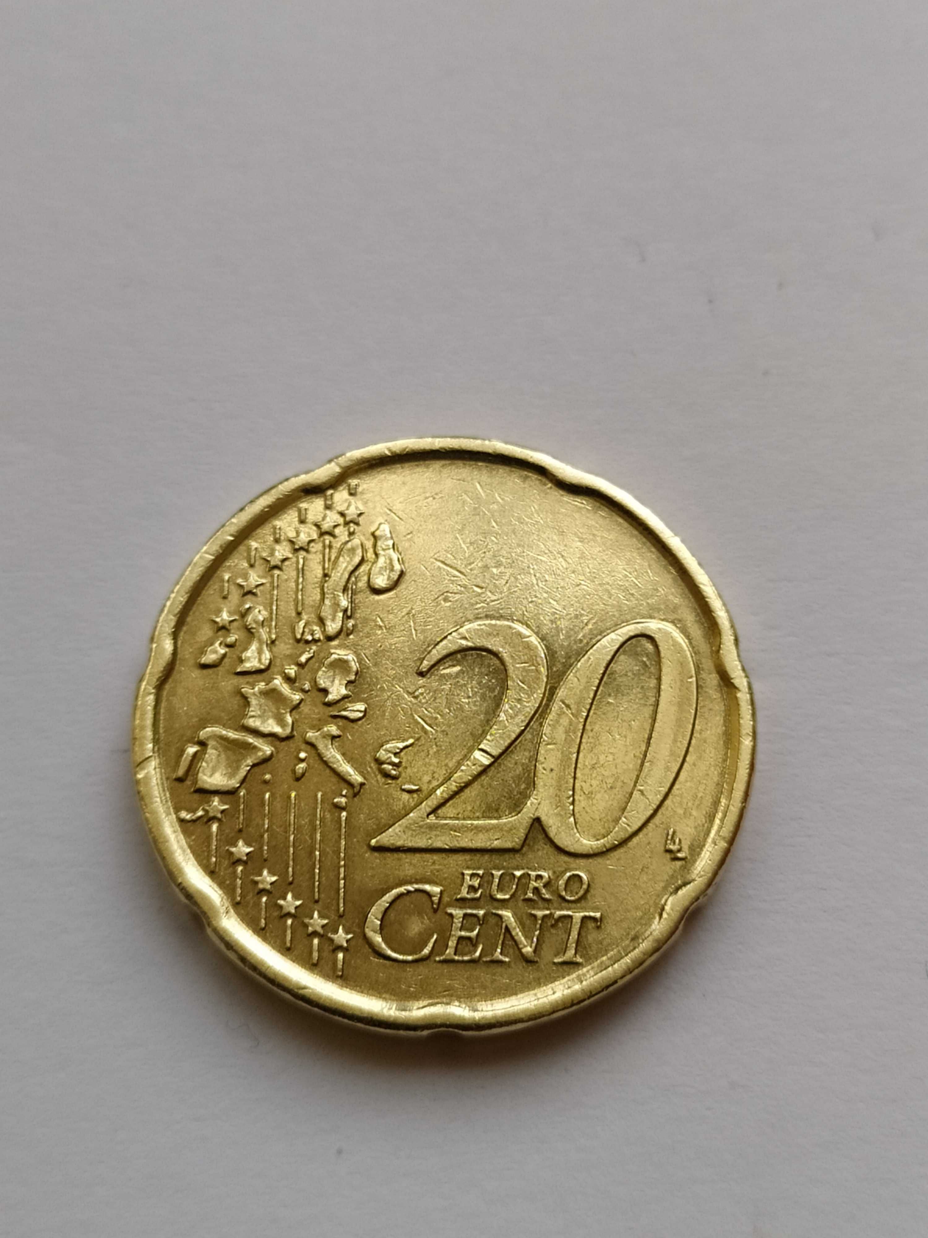 Moeda 20 Cent Finlândia 2002