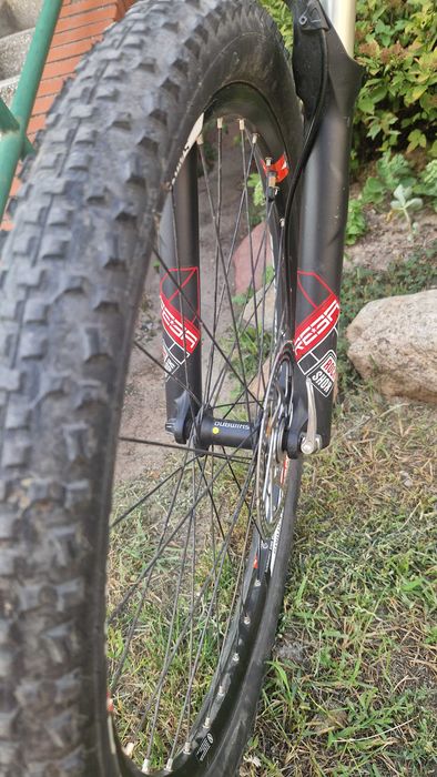 Rower CUBE doskonały stan, 27 przełożeń Shimano Deore, felgi Schwalbe