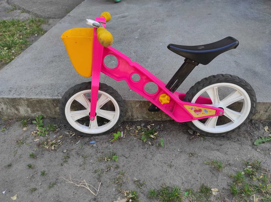 Rowerek biegowy, odpychacz