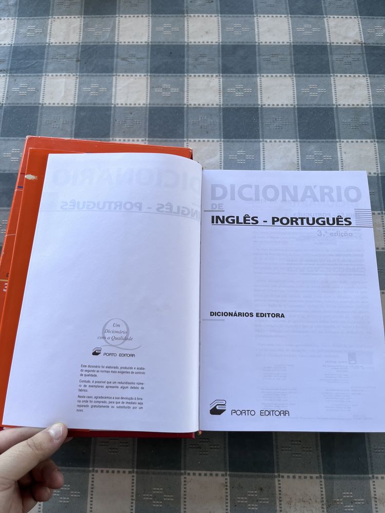 Dicionário Inglês - Português Porto Editora 3a Edição