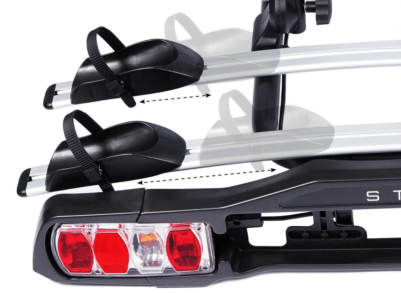 Bagażnik rowerowy na hak Storm 4 (13-pin) Platforma rowerowa Veturo 4