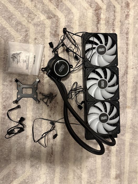 Cłlodzenie wodne SMX SNOWY ARGB 360 3x120 mm