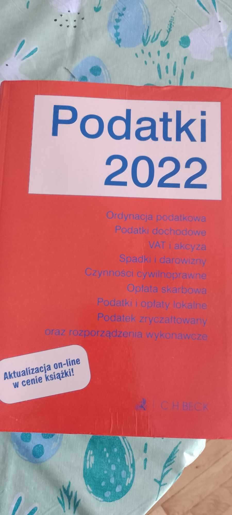 Książka Podatki 2022 stan bardzo dobry