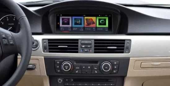 Radio Android 12 BMW serii 5 E60 E61 E62 E63 serii 3 E90 E91
