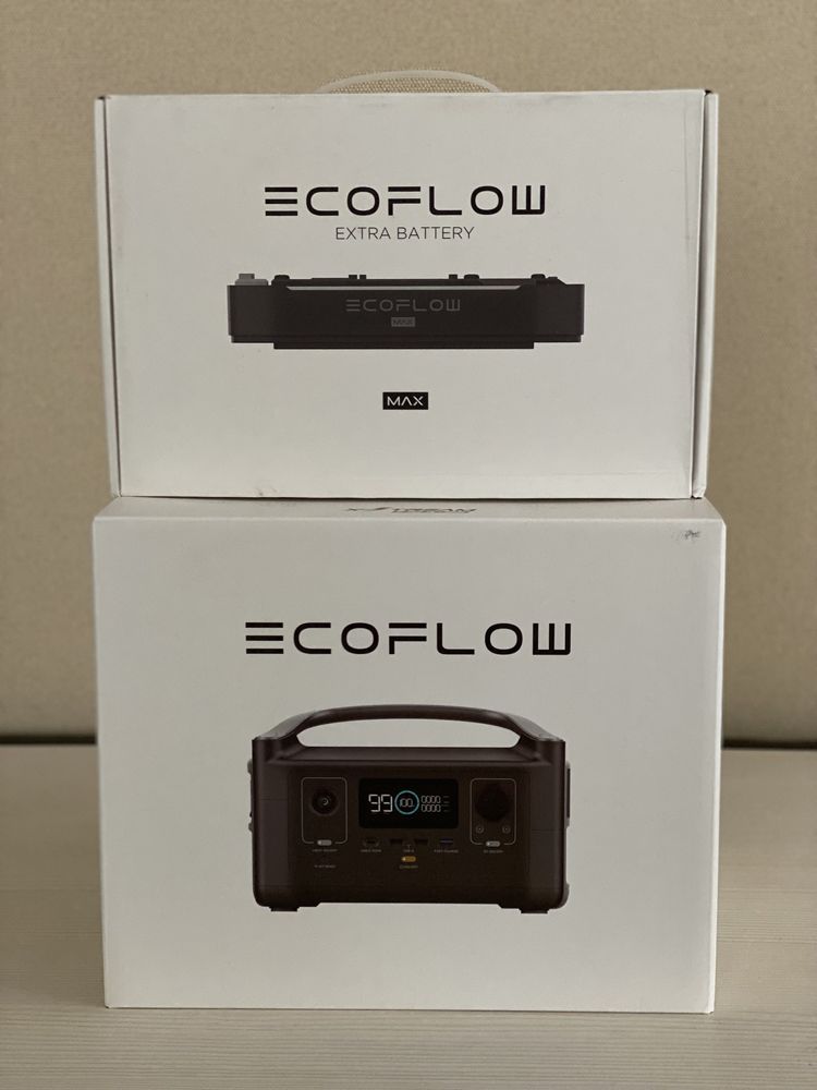 EcoFlow River + Extra battery = RIVER MAX 576Wh