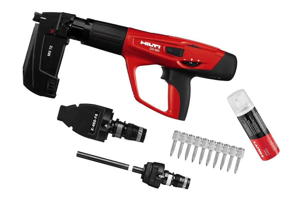 Osadzak prochowy do betonu i stali Hilti DX 460 | Komplet + akcesoria!