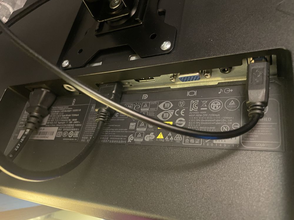 Монітор Lenovo ThinkVision 24” FHD IPS