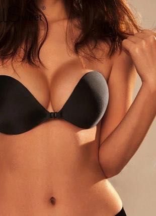 Флай бра (Fly-bra) невидимий бюстгальтер чорний