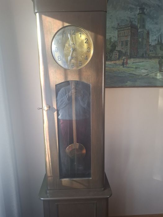 Zegar stojący drewniany