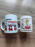 Zestaw 2 Śmiesznych Kubków – Imieniny & Urodziny | 330 ml | Prezent.
