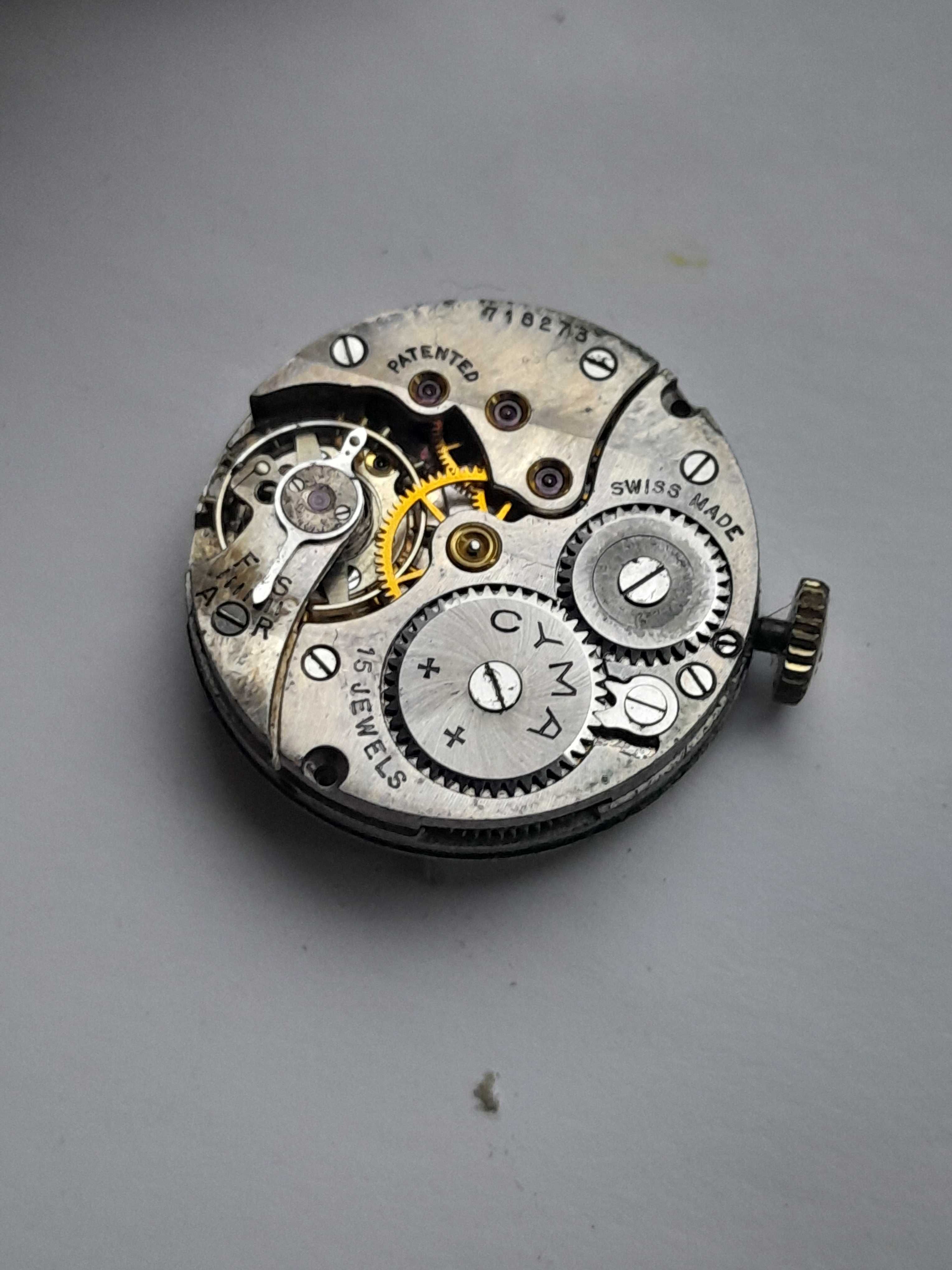 Cyma zegarek mechaniczy przedwojenny