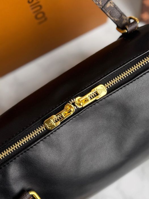 Сумка жіноча чорна Louis Vuitton Express PM шкіряна Speedy луи витон