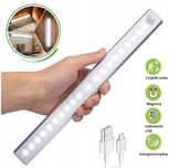 Lampa led pasek ledowy USB-C 50 cm na magnesy 3 kolory 3szt
