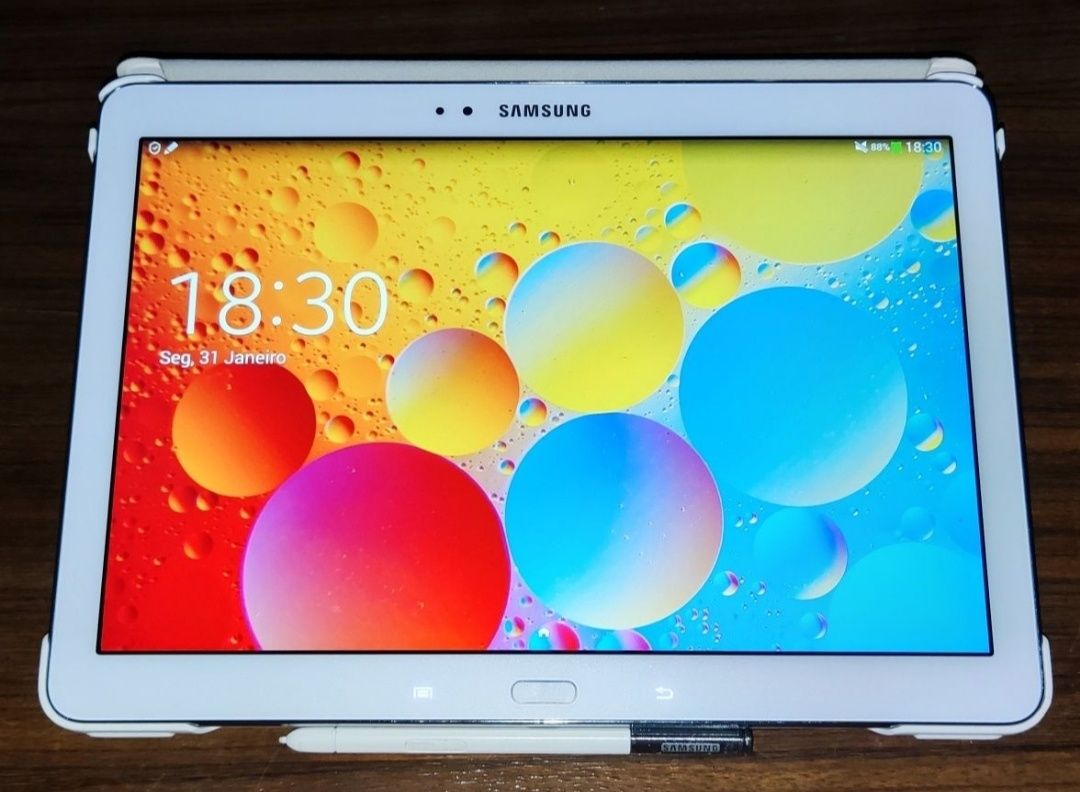 Tablet Samsung Galaxy Note 10 Branco Pérola com EXTRAS e Impressora HP