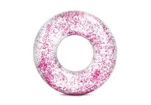 Brokatowe koło do pływania 107x27 cm INTEX 56274 Różowe