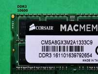 DDR3 4GB CoRsair MacMemory 10600