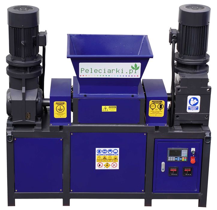 KRUSZARKA 15kW RECYKLING Drewna Płyt Tektura Plastik Tworzywa Sztuczne