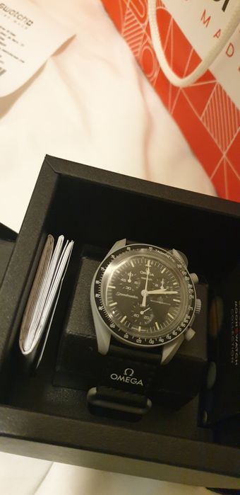 Omega Swatch Mission to the Moon *Novo com Fatura
