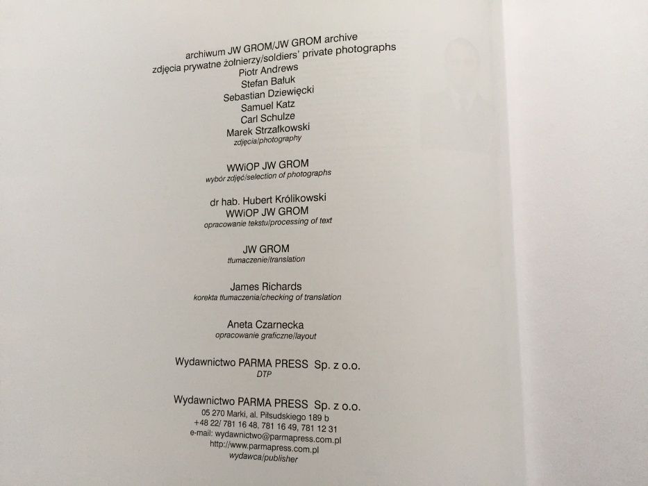 UNIKAT!!! album jednostki wojskowej Grom /edycja limitowana