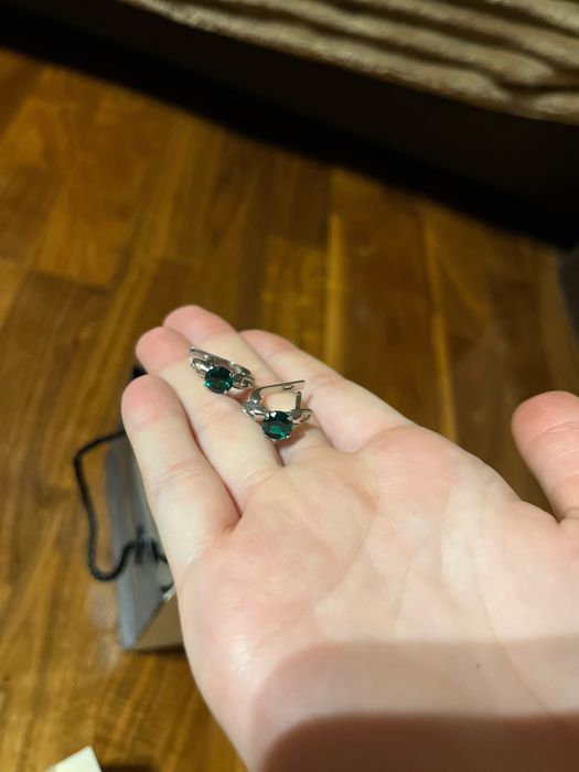 Сережки, нові срібло