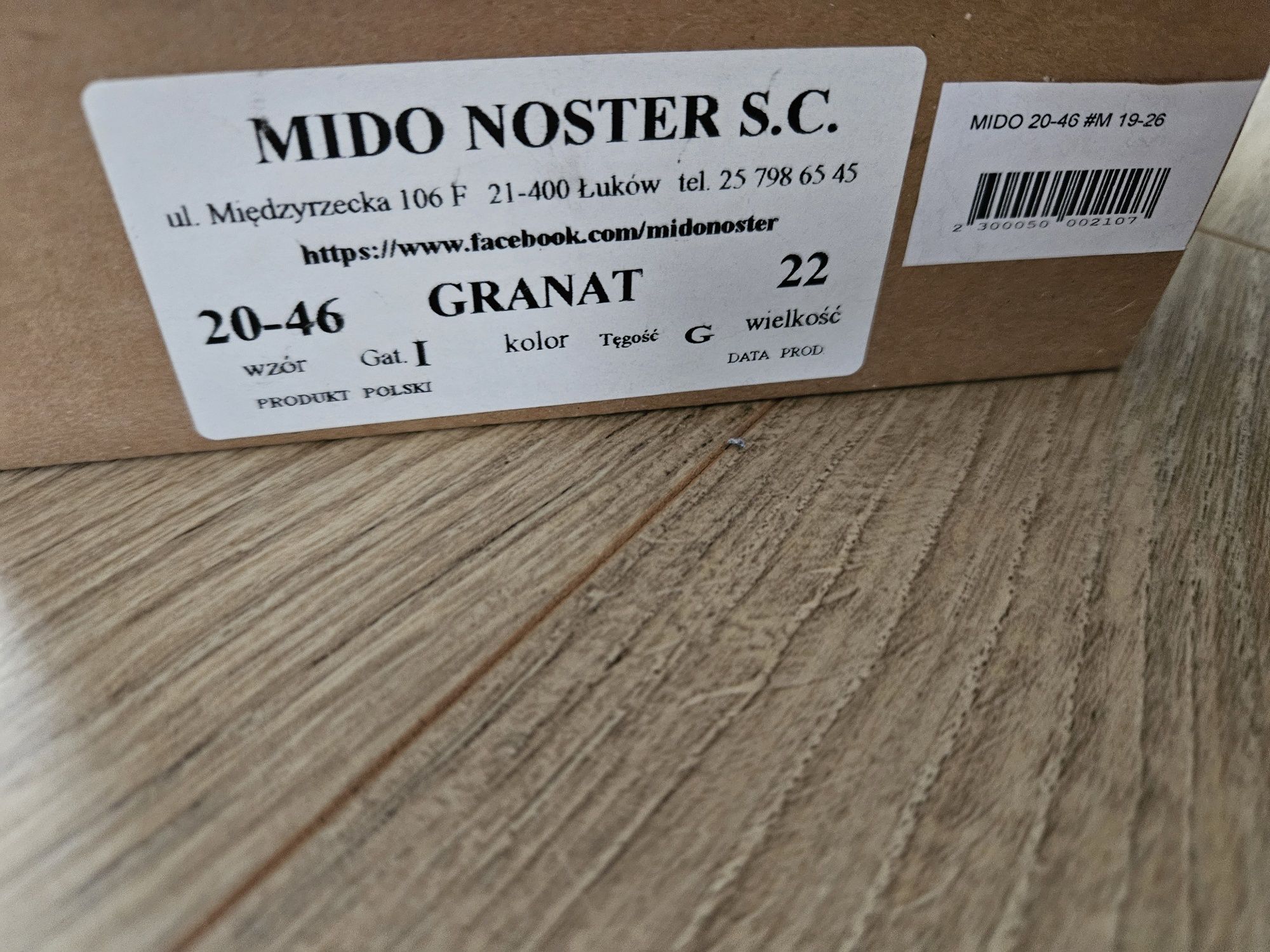 Trzewiki chłopięce MIDO NOSTER r. 22