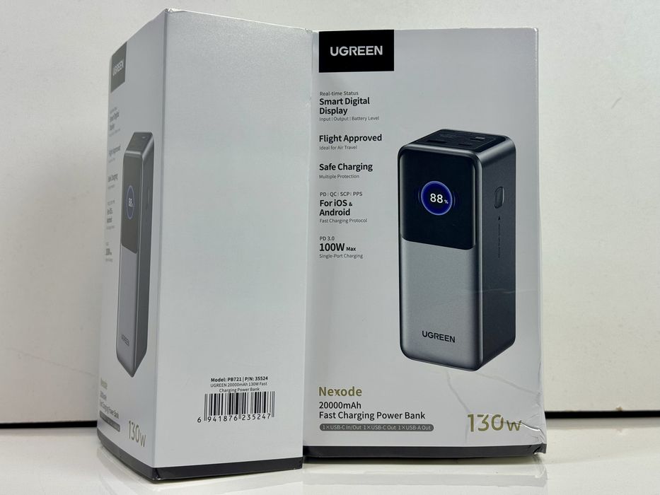 Новий оригінальний Повербанк UGREEN Nexode 130Bт Power Bank 20000мАг
