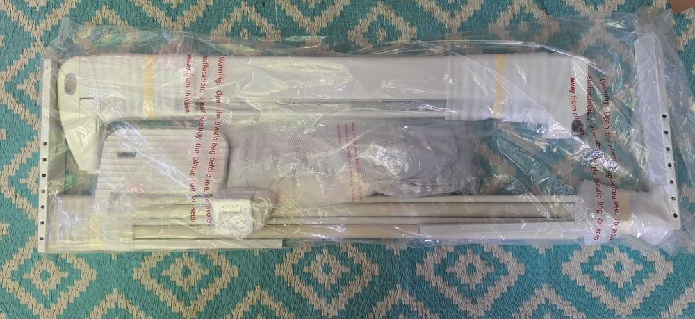Nowa Biała Barierka Łóżkowa 85x197 cm dla dziecka 0-5 lat WYSYŁAM Olx