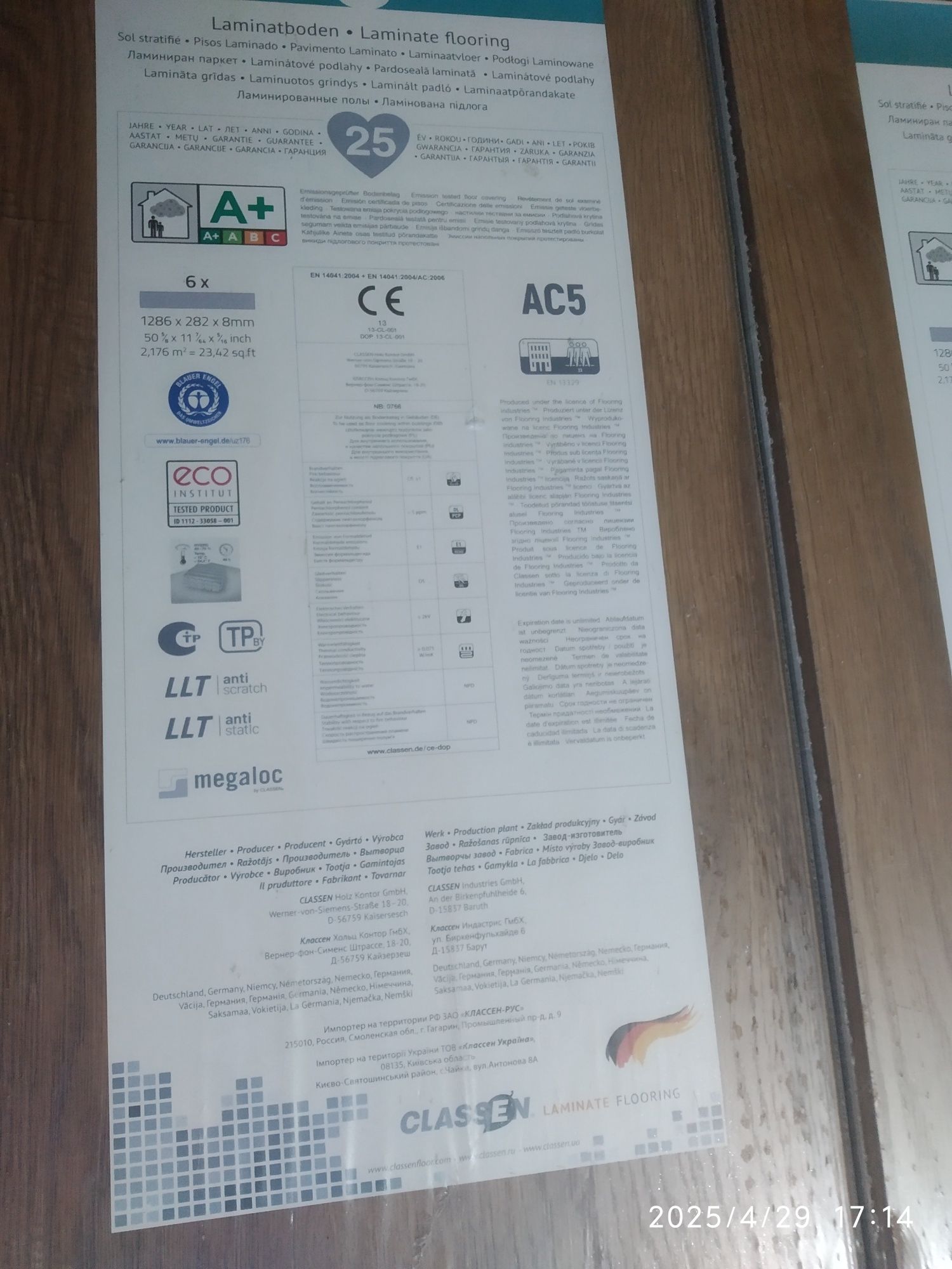Panel podłogowy DĄB