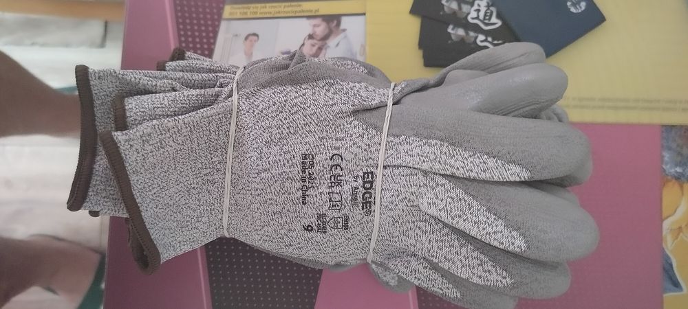 Rękawice antyprzecieciowe Komplet EDGE r.9 Promocja