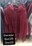 Dres welurowy biust 120
