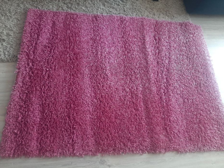 Dywan shaggy 120x170 różowy
