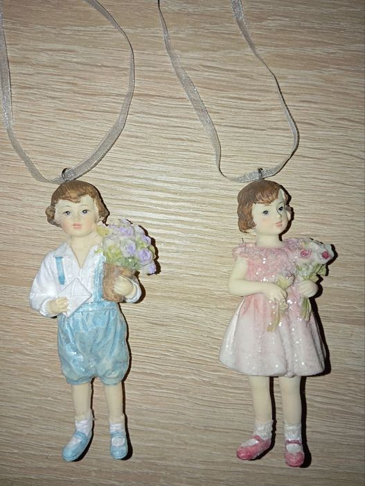 Фарфорові прикраси на ялинку