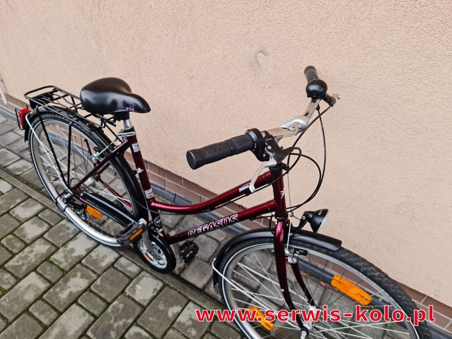 Rower damski damka PEGASUS koła 28 shimano DEORE ALUMINIUM wysyłka