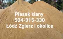 Piasek pod kostkę, piasek siany, piach płukany, żwir Zgierz i okolice