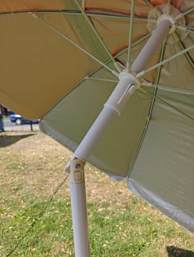 Parasol ogrodowy składany, uchylny.
